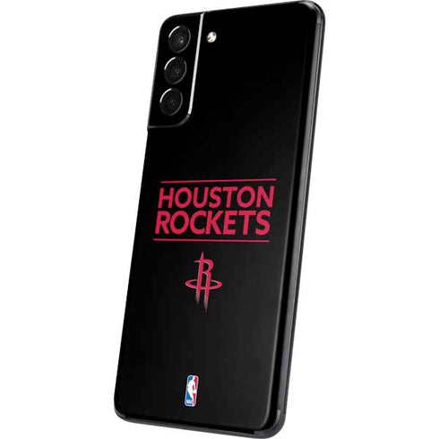 NBA Houston Rockets Standard - Black Galaxy S21 5G Skin