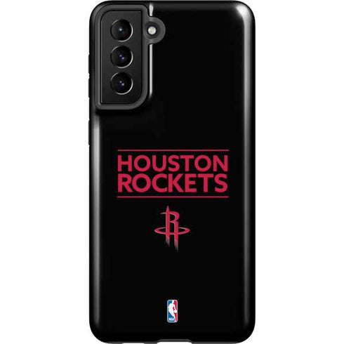 NBA Houston Rockets Standard - Black Galaxy S21 Plus 5G Pro Case
