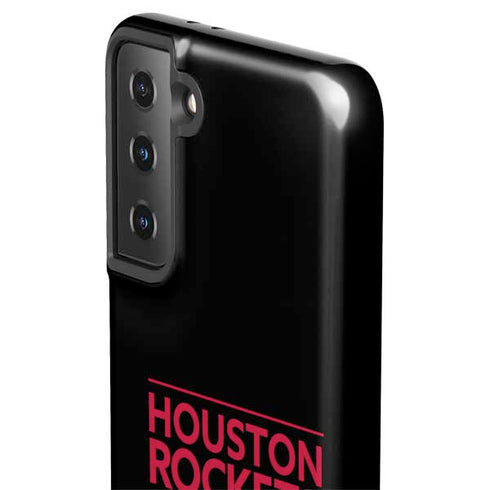 NBA Houston Rockets Standard - Black Galaxy S21 Plus 5G Pro Case