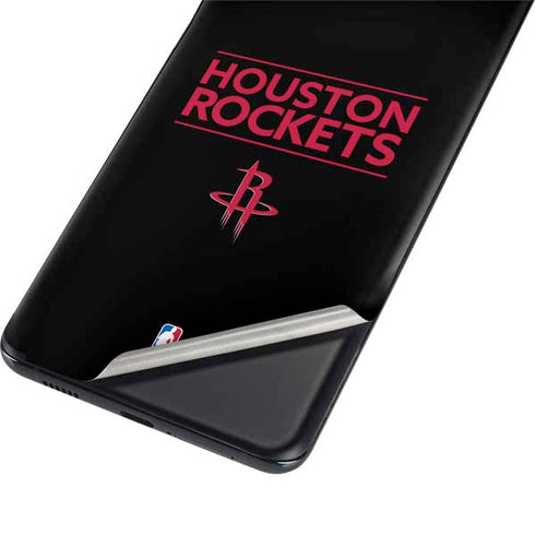 NBA Houston Rockets Standard - Black Galaxy S21 Ultra 5G Skin