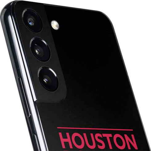 NBA Houston Rockets Standard - Black Galaxy S22 Skin