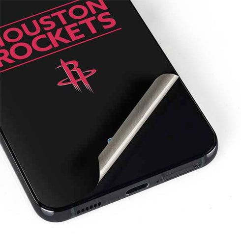 NBA Houston Rockets Standard - Black Galaxy S22 Skin