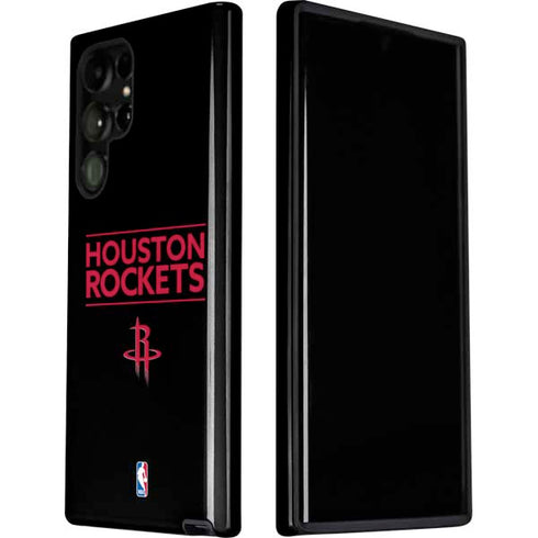NBA Houston Rockets Standard - Black Galaxy S22 Ultra Pro Case