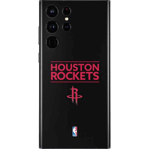 NBA Houston Rockets Standard - Black Galaxy S22 Ultra Skin