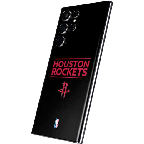 NBA Houston Rockets Standard - Black Galaxy S22 Ultra Skin