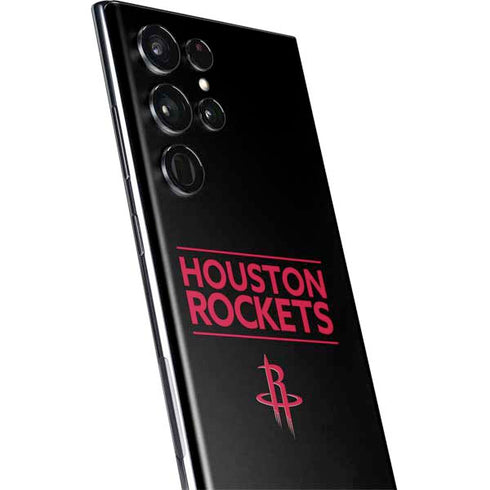 NBA Houston Rockets Standard - Black Galaxy S22 Ultra Skin