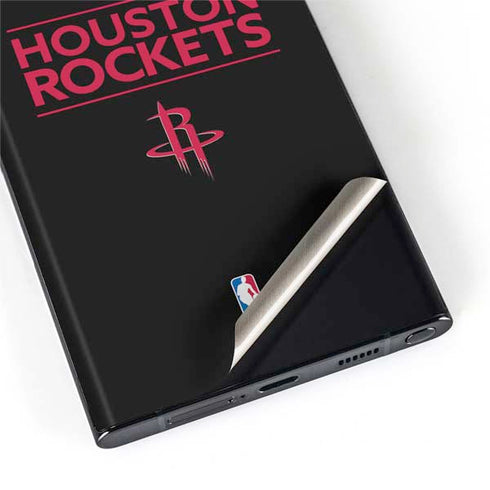 NBA Houston Rockets Standard - Black Galaxy S22 Ultra Skin