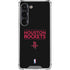 NBA Houston Rockets Standard - Black Galaxy S23 Clear Case