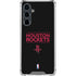 NBA Houston Rockets Standard - Black Galaxy S23 FE Clear Case