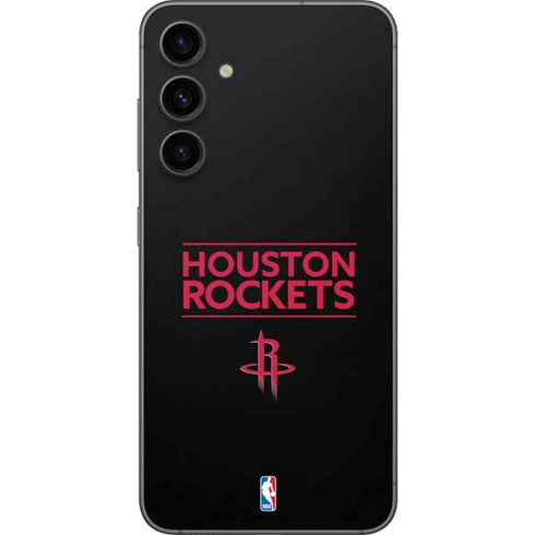 NBA Houston Rockets Standard - Black Galaxy S23 FE Skin