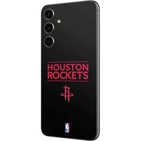 NBA Houston Rockets Standard - Black Galaxy S23 FE Skin