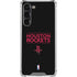 NBA Houston Rockets Standard - Black Galaxy S23 Plus Clear Case