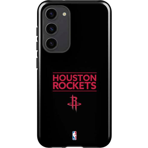 NBA Houston Rockets Standard - Black Galaxy S23 Plus Pro Case