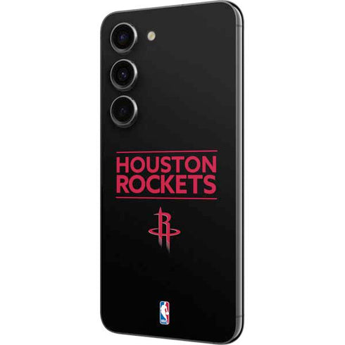 NBA Houston Rockets Standard - Black Galaxy S23 Skin