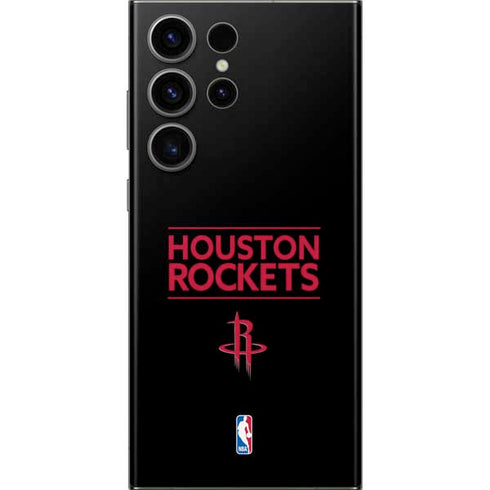 NBA Houston Rockets Standard - Black Galaxy S23 Ultra Skin