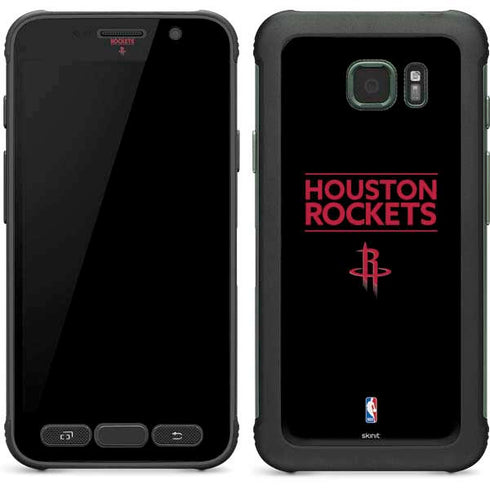 NBA Houston Rockets Standard - Black Galaxy S7 Active Skin