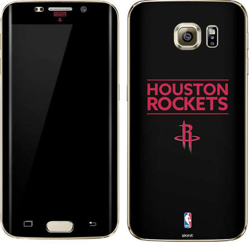 NBA Houston Rockets Standard - Black Galaxy S7 Edge Skin