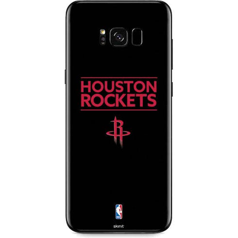 NBA Houston Rockets Standard - Black Galaxy S8 Plus Skin