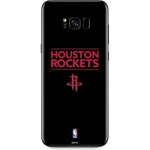 NBA Houston Rockets Standard - Black Galaxy S8 Skin