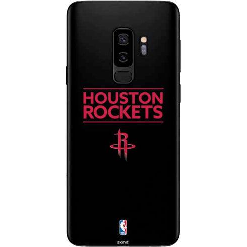 NBA Houston Rockets Standard - Black Galaxy S9 Plus Skin
