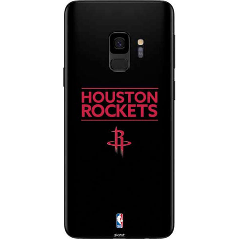 NBA Houston Rockets Standard - Black Galaxy S9 Skin