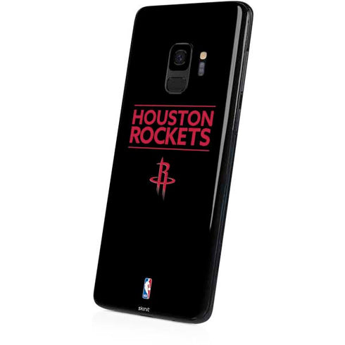 NBA Houston Rockets Standard - Black Galaxy S9 Skin