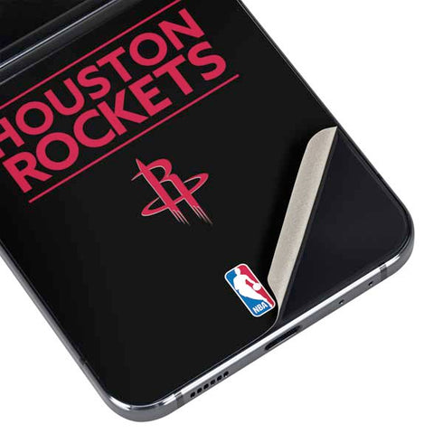 NBA Houston Rockets Standard - Black Galaxy Z Flip5 5G Skin