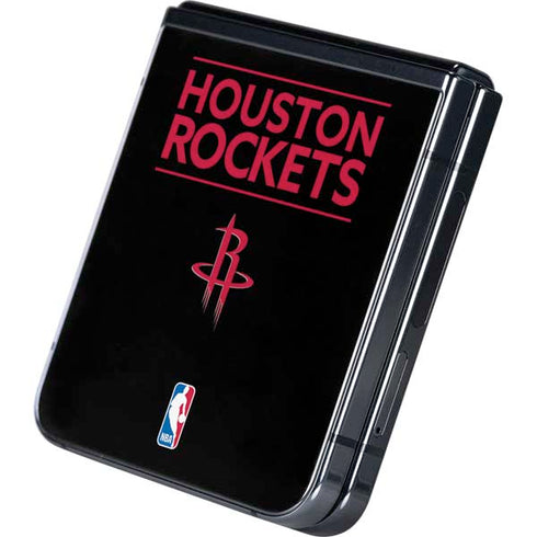 NBA Houston Rockets Standard - Black Galaxy Z Flip5 5G Skin