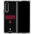 NBA Houston Rockets Standard - Black Galaxy Z Fold4 5G Clear Case