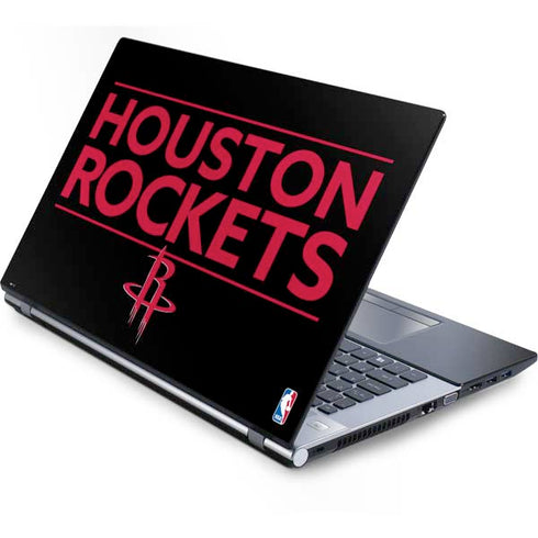 NBA Houston Rockets Standard - Black Generic Laptop Skin