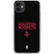 NBA Houston Rockets Standard - Black iPhone 11 Clear Case
