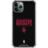 NBA Houston Rockets Standard - Black iPhone 11 Pro Max Clear Case