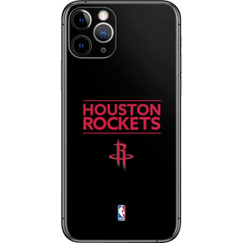 NBA Houston Rockets Standard - Black iPhone 11 Pro Skin