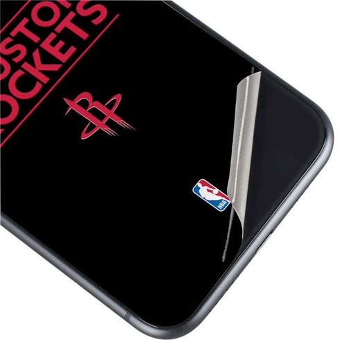 NBA Houston Rockets Standard - Black iPhone 11 Skin
