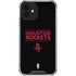 NBA Houston Rockets Standard - Black iPhone 12 Clear Case