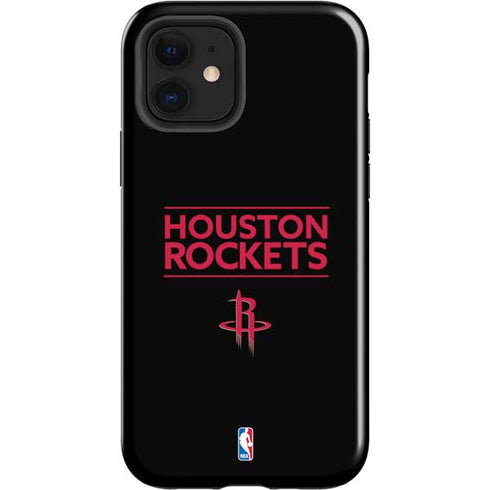 NBA Houston Rockets Standard - Black iPhone 12 Impact Case