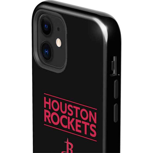 NBA Houston Rockets Standard - Black iPhone 12 Impact Case