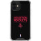 NBA Houston Rockets Standard - Black iPhone 12 Mini Clear Case