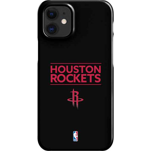 NBA Houston Rockets Standard - Black iPhone 12 Mini Lite Case