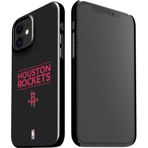 NBA Houston Rockets Standard - Black iPhone 12 Mini Lite Case