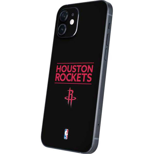 NBA Houston Rockets Standard - Black iPhone 12 Mini Skin