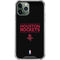 NBA Houston Rockets Standard - Black iPhone 12 Pro Max Clear Case