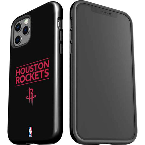 NBA Houston Rockets Standard - Black iPhone 12 Pro Max Impact Case