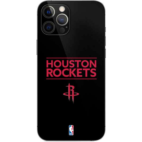 NBA Houston Rockets Standard - Black iPhone 12 Pro Max Skin