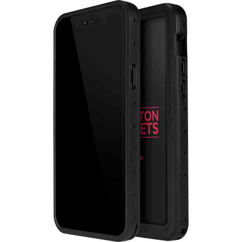 NBA Houston Rockets Standard - Black iPhone 12 Pro Waterproof Case