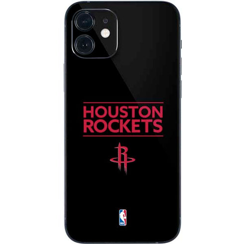 NBA Houston Rockets Standard - Black iPhone 12 Skin