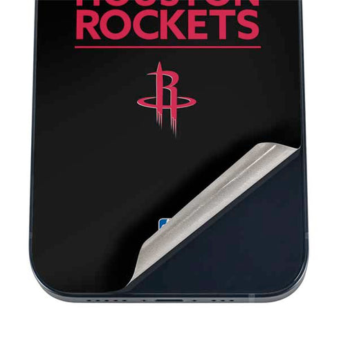 NBA Houston Rockets Standard - Black iPhone 12 Skin