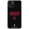 NBA Houston Rockets Standard - Black iPhone 13 Clear Case