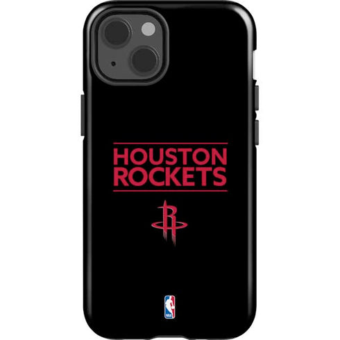 NBA Houston Rockets Standard - Black iPhone 13 Impact Case
