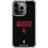 NBA Houston Rockets Standard - Black iPhone 13 Pro Clear Case